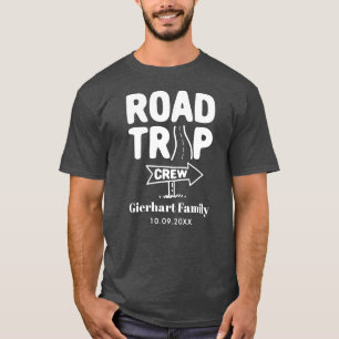Camiseta Correspondência de Férias Anuais de Viagem da Famí