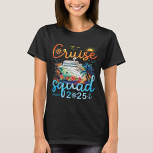 Camiseta Correspondência de Grupo de Viagens da Família Cru