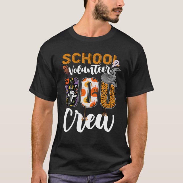 Camiseta Correspondência de Halloween da Tripulação de Volu (Frente)