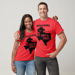 Camiseta Correspondência de Reunião da Família Texas