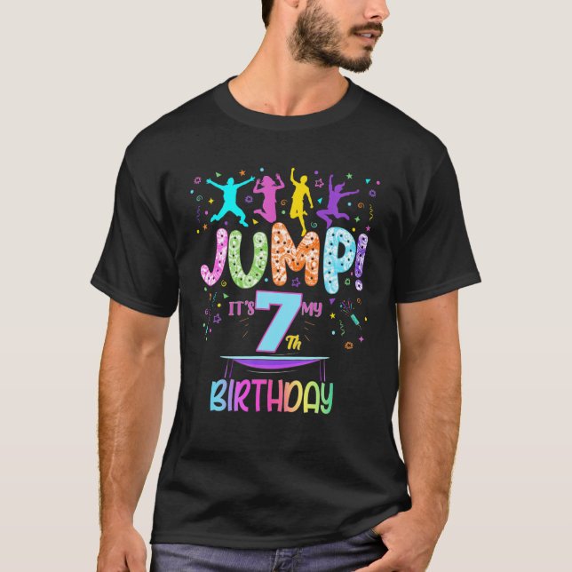 Camiseta Correspondência de Salto da Festa de aniversário d (Frente)