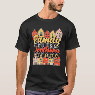Camiseta Correspondência do Grupo Europa do Norte de Cruzei
