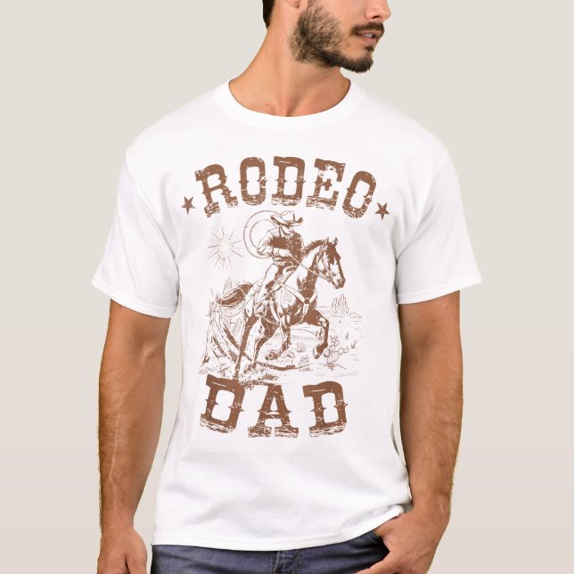 Camiseta Correspondência entre a Família de Pais do Rodeo W (Frente)