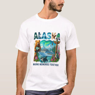 Camiseta Correspondência Familiar Amigos E Grupo Alaskan Al