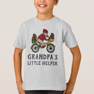 Camiseta Correspondência Familiar de Natal Personalizada do