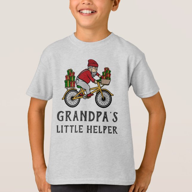 Camiseta Correspondência Familiar de Natal Personalizada do (Frente)