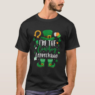 Camiseta Correspondência Familiar Sou o Cowboy Leprechaun R