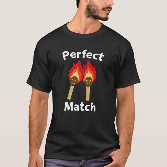 Camiseta Correspondência perfeita (Frente)