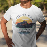 Camiseta Correspondência Personalizada de Viagem de Cruzeir<br><div class="desc">O navio de cruzeiro retro-design personalizado para toda a família em férias bem merecidas. Ficaria excelente nas fotos da família e faria uma manutenção excelente. Basta adicionar o nome da sua família,  a porta de partida e o destino ou adicionar o ano do cruzeiro clicando no botão "Personalizar".</div>