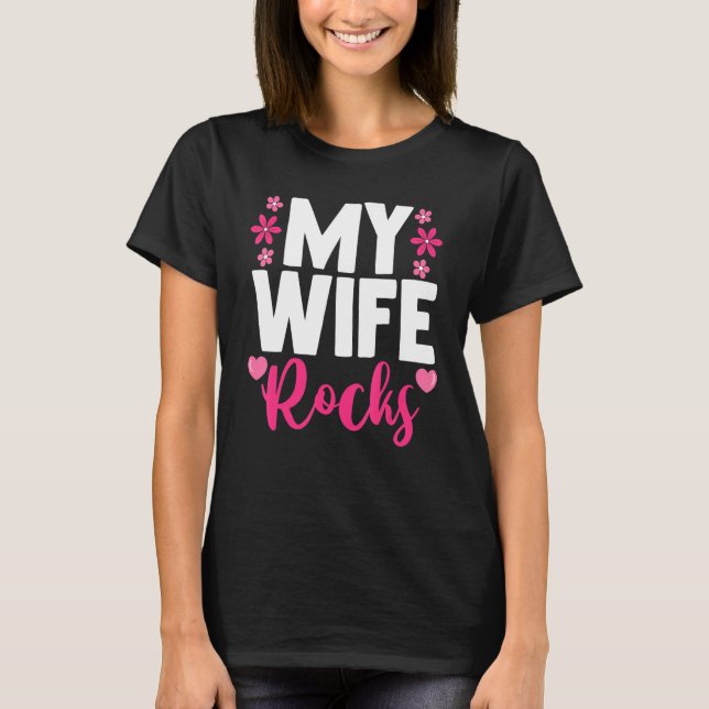 Camiseta Correspondente ao Casal Aniversário Marido e Espos (Frente)