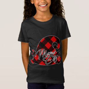 CAMISETA CORRESPONDENTE AO NATAL VERMELHO PAJAMA PARA MAMA 