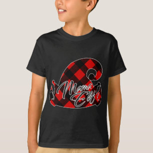 CAMISETA CORRESPONDENTE AO NATAL VERMELHO PAJAMA PARA MAMA