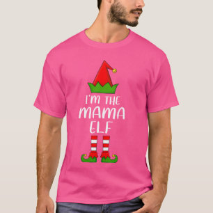 Camiseta Correspondente Grupo Familiar Eu sou a Mãe Elf Nat
