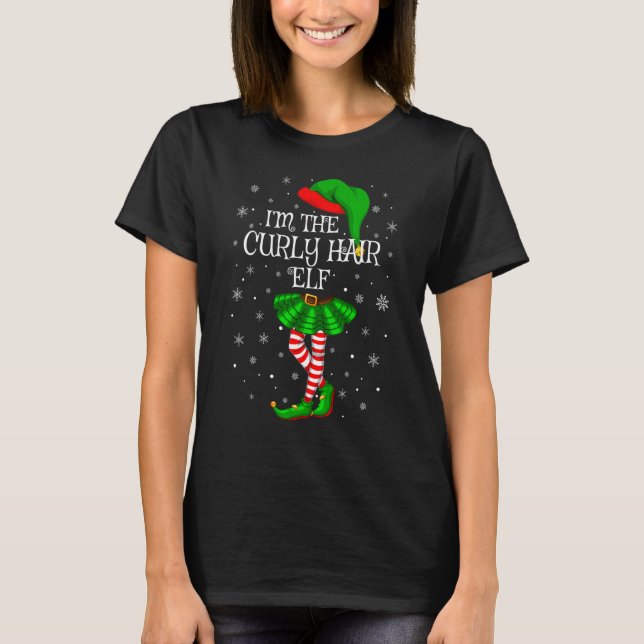 Camiseta Correspondente Grupo Familiar Eu sou o Elf do Cabe (Frente)