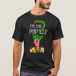 Camiseta Correspondente Grupo Familiar Eu sou o Pop Elf Nat