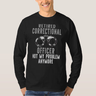 Camiseta Correto aposentado, parte aposentada do oficial re