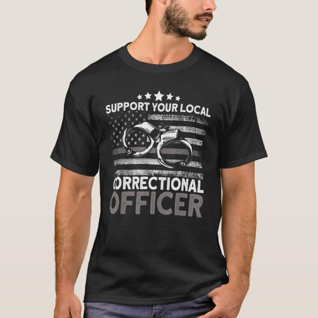 Camiseta Correto Suporte a Thin Silver Line (Frente)