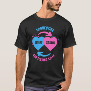 Camiseta CORRETOR DE IMÓVEIS Conectando Compradores e Vende