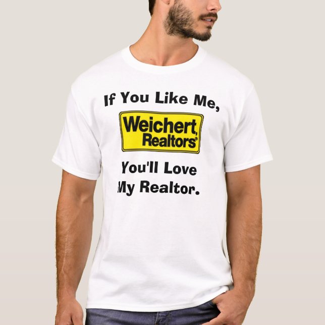 Camiseta Corretores de imóveis de Weichert - esposa (Frente)