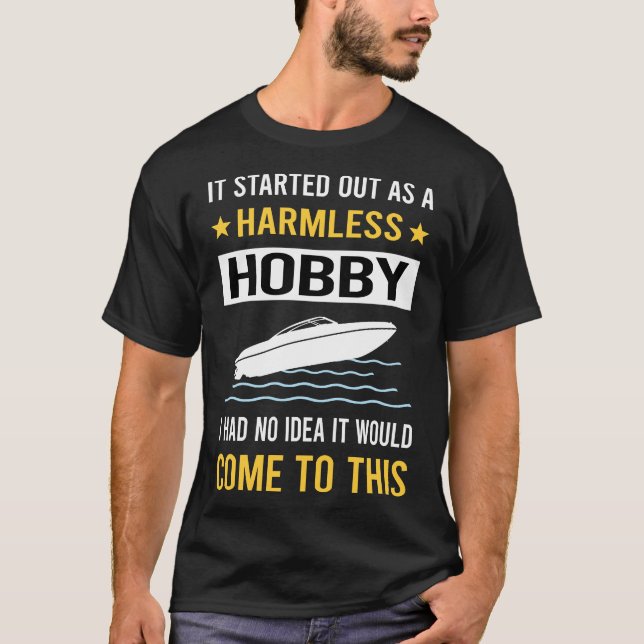 Camiseta Corrida ao largo do hobby sem riscos (Frente)