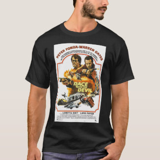 Camiseta Corrida Com O Poster De Filme Do Diabo