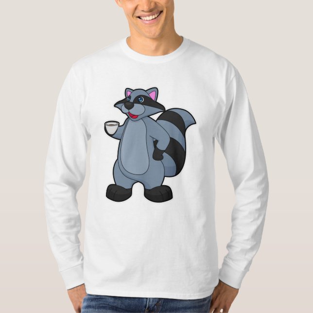 Camiseta Corrida com Taça de Café (Frente)