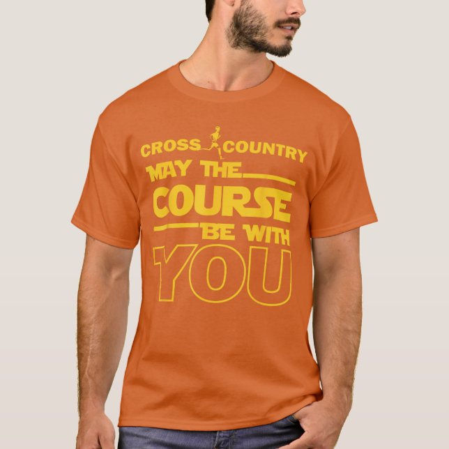 Camiseta Corrida Cross Country Que o Percurso esteja com vo (Frente)