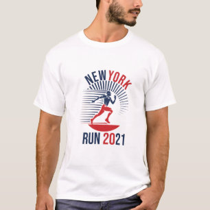 Camiseta Corrida da maratona NYC 2021   Marathon Runner Ess
