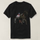 Camiseta Corrida das Corridas de Cavalos Desportivos  (Frente do Design)