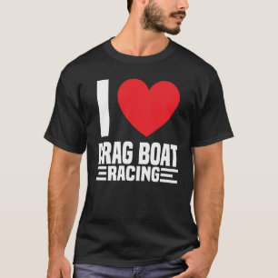 Camiseta Corrida de Barco de Arrastar Piloto de Barco Comp