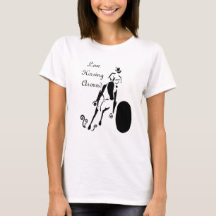 Camiseta Corrida de Barrel Cowgirl da Silhuette
