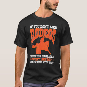 Camiseta Corrida de Barril de Cavalo Se Você Não Gosta de R