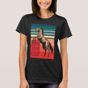 Camiseta Corrida de Barril de Cavalos Derby Equestre de Cav