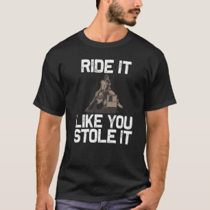Camiseta Corrida De Barril Legal Para Homens Mulheres Corre