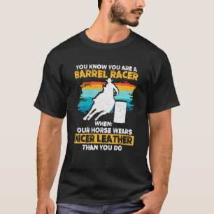 Camiseta Corrida de Barril Você sabe que é um Corredor de B
