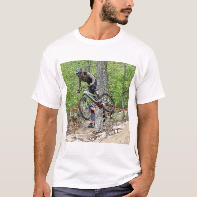 Camiseta Corrida de bicicleta Enduro Mountain (Frente)
