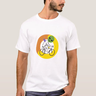 Camiseta corrida de bicicleta OVNI