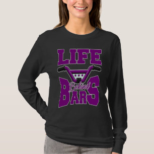Camiseta Corrida de BMX  Vida Atrás das Grades Bicicletas B