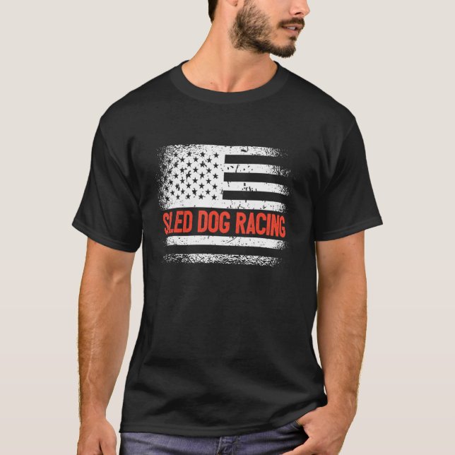 Camiseta Corrida de Cachorro Sled (Frente)