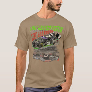 Camiseta Corrida De Carro De Ações Como Avô Como O Avô Vi