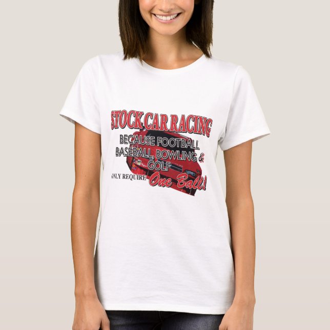 Camiseta Corrida de carros de ações (Frente)