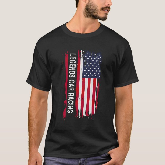 Camiseta Corrida de Carros de Legendas (Frente)