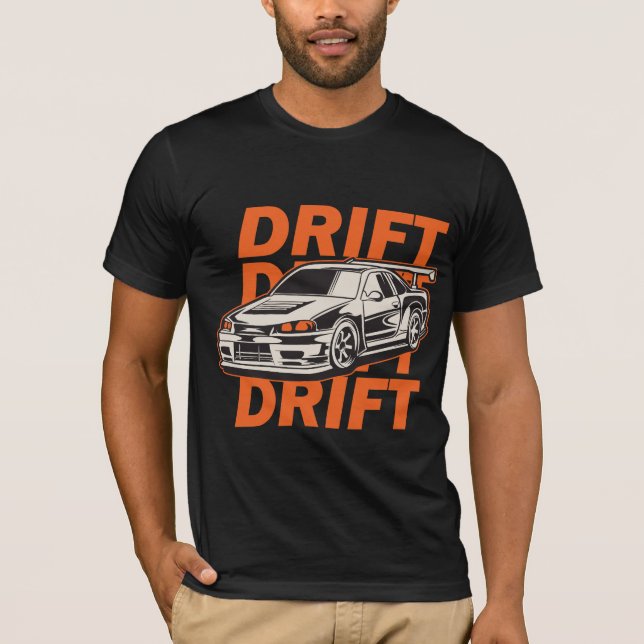 Camiseta Corrida de Carros Drift  (Frente)