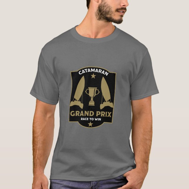 Camiseta Corrida de Catamarã Hidrofoil Velero (Frente)