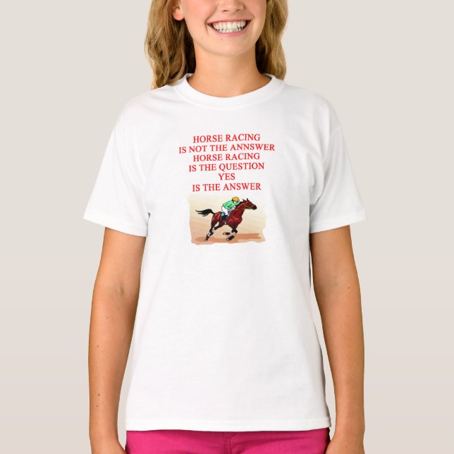 Camiseta corrida de cavalos (Frente)