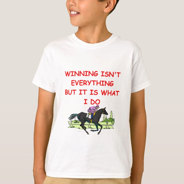 Camiseta corrida de cavalos (Frente)