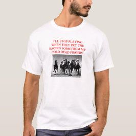 Camiseta corrida de cavalos