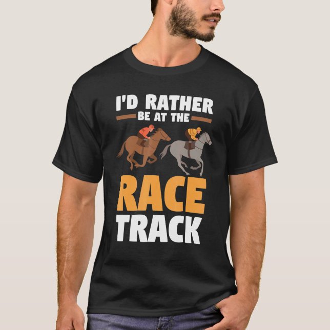Camiseta Corrida de Cavalos  Cavaleiro do Derby  Eu Preferi (Frente)