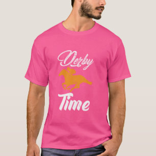 Camiseta Corrida de Cavalos de Derby Masculino