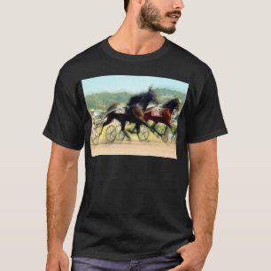 Camiseta corrida de cavalos do poder trotar